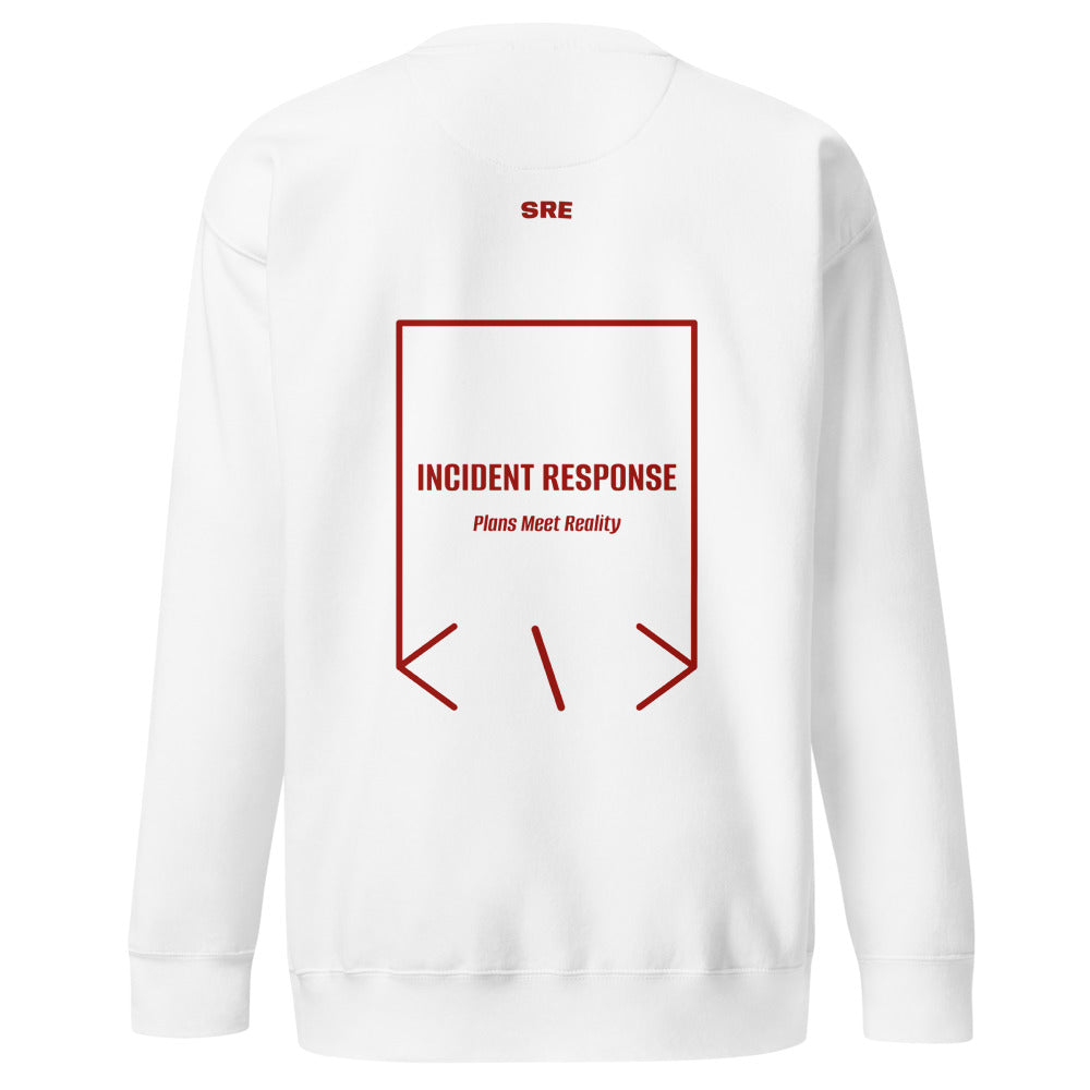 Incident Response — White Cardinal back mockup