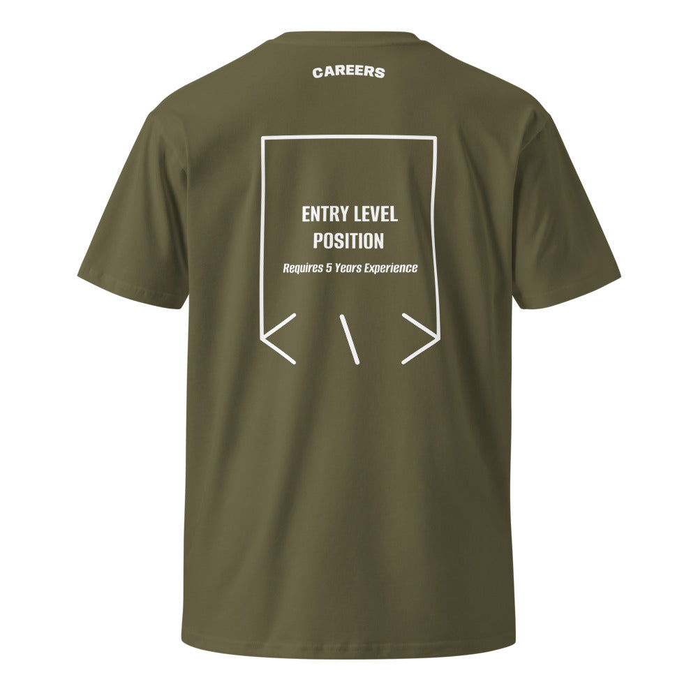 Entry Level Position — Army White back mockup
