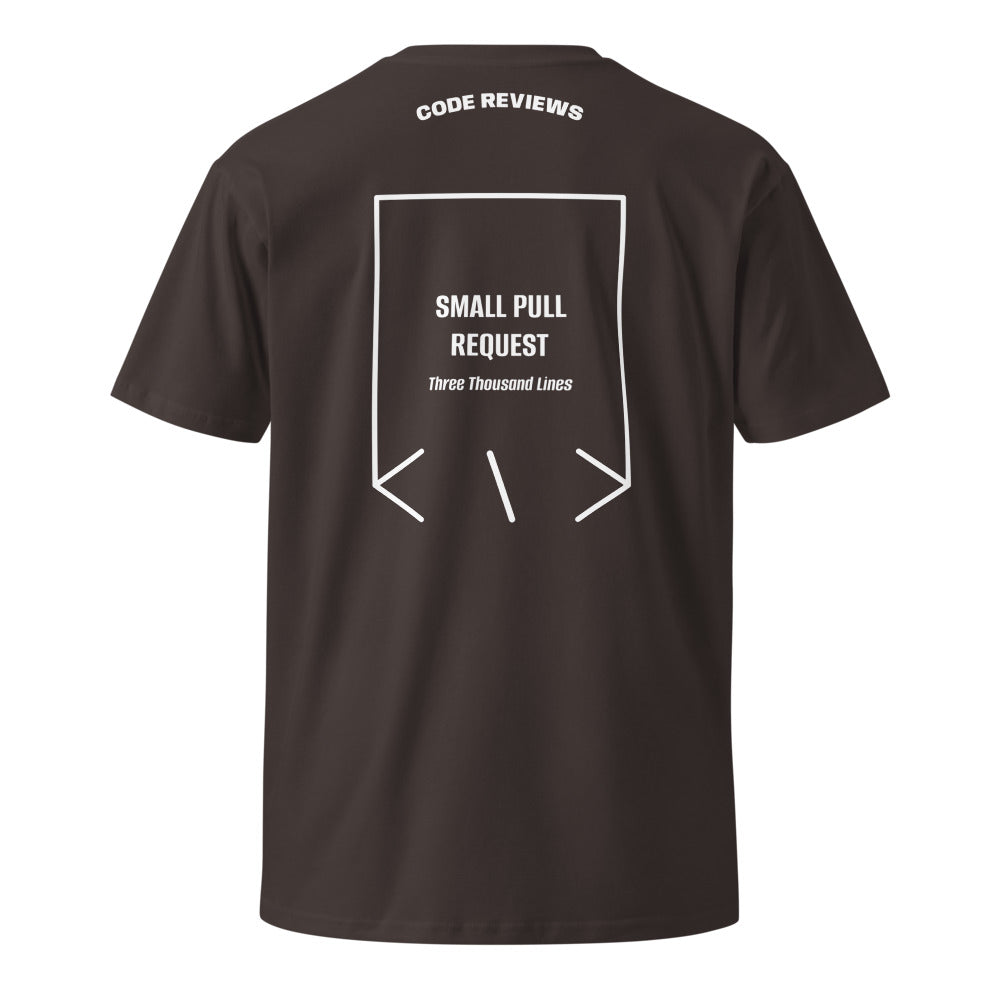 Small Pull Request — Coal White back mockup
