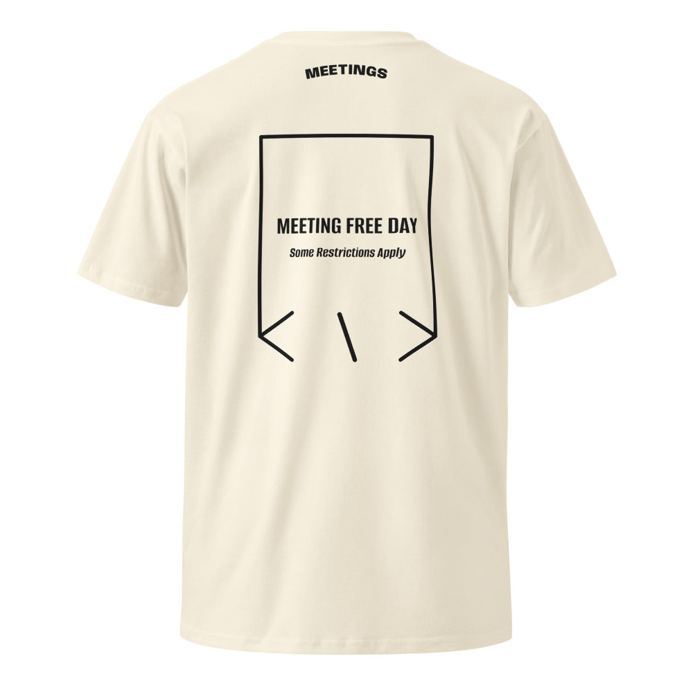 Meeting Free Day — Natural Black back mockup