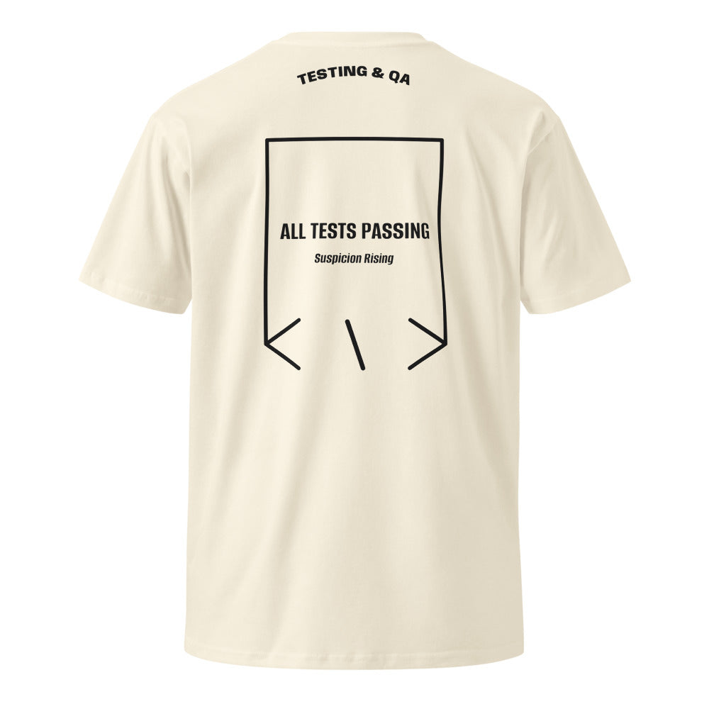 All Tests Passing — Natural Black back mockup