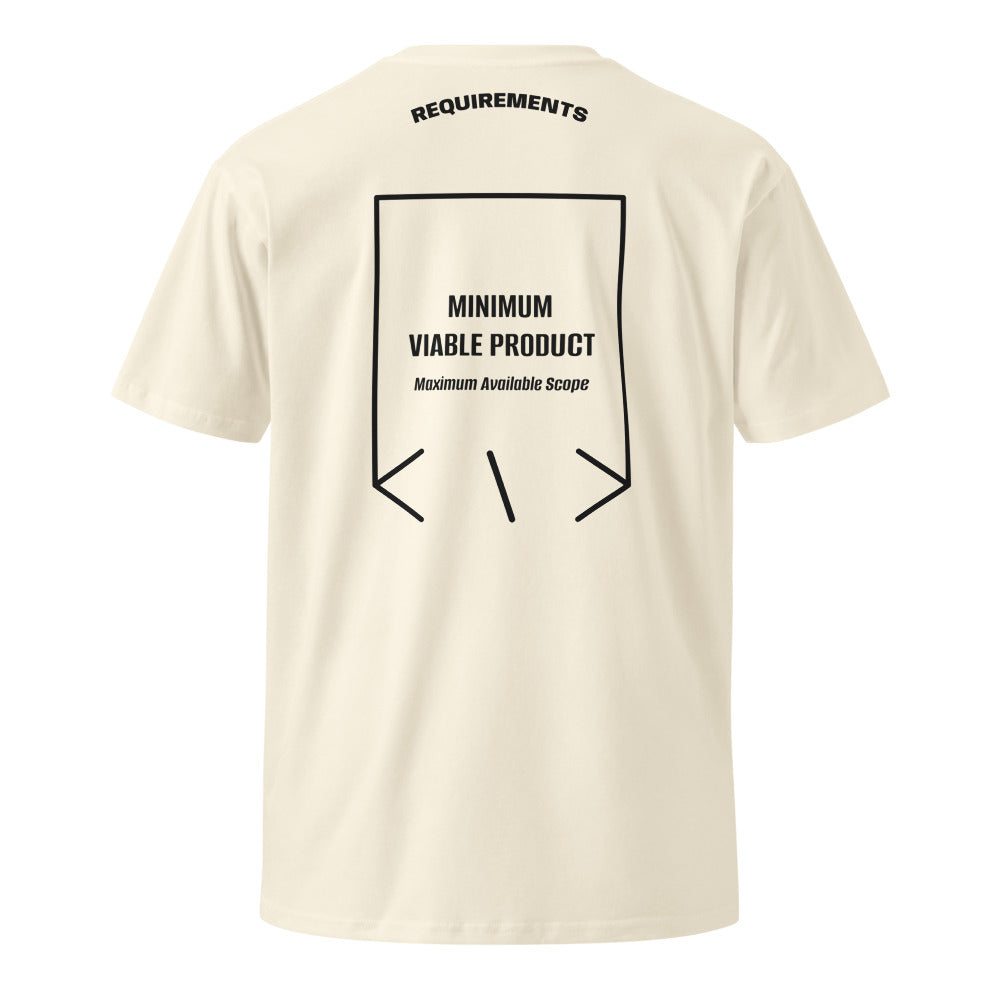 Minimum Viable Product — Natural Black back mockup