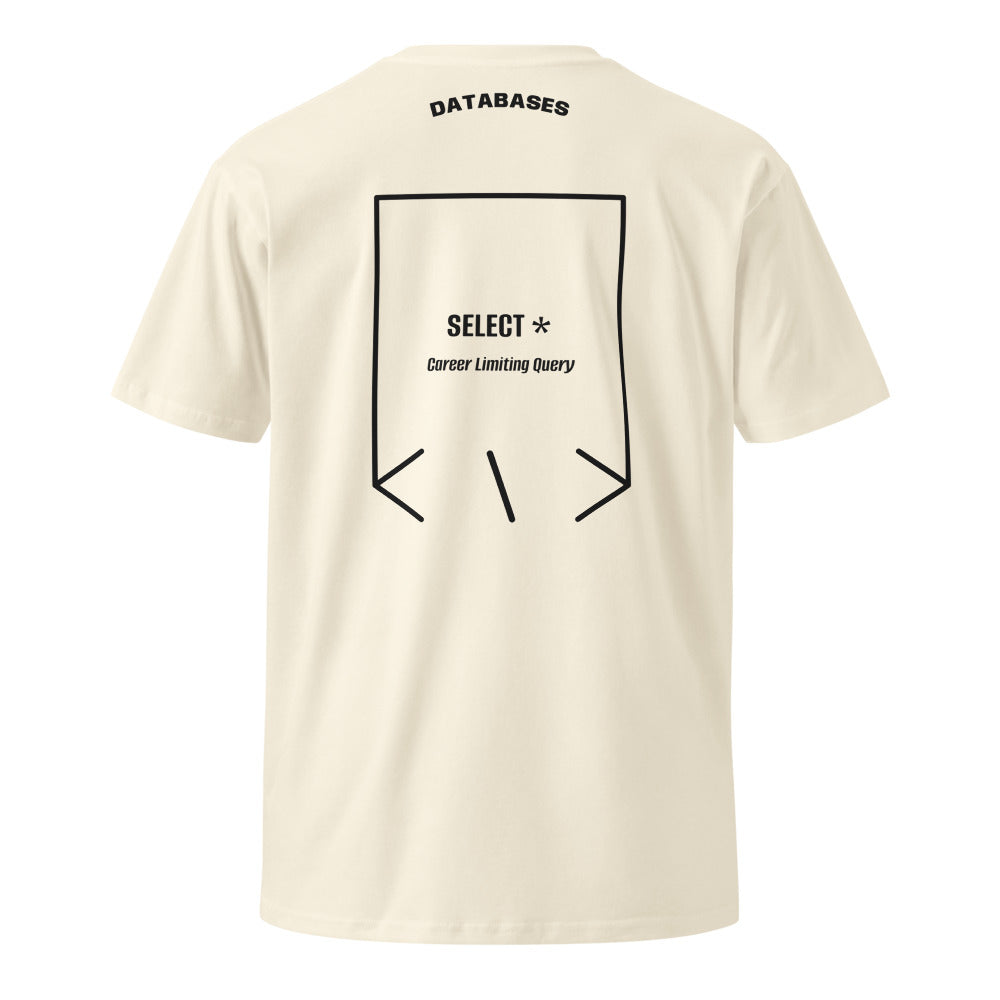 SELECT * — Natural Black back mockup