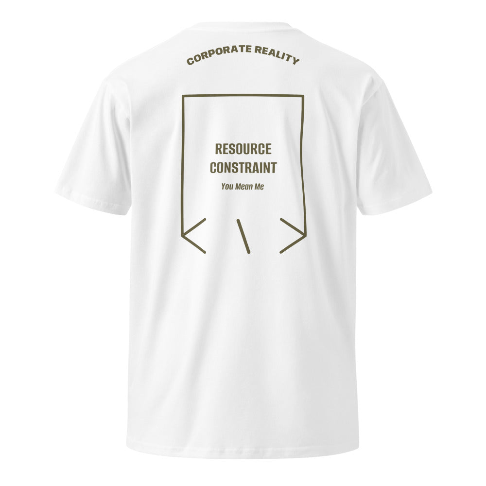Resource Constraint — White Army back mockup