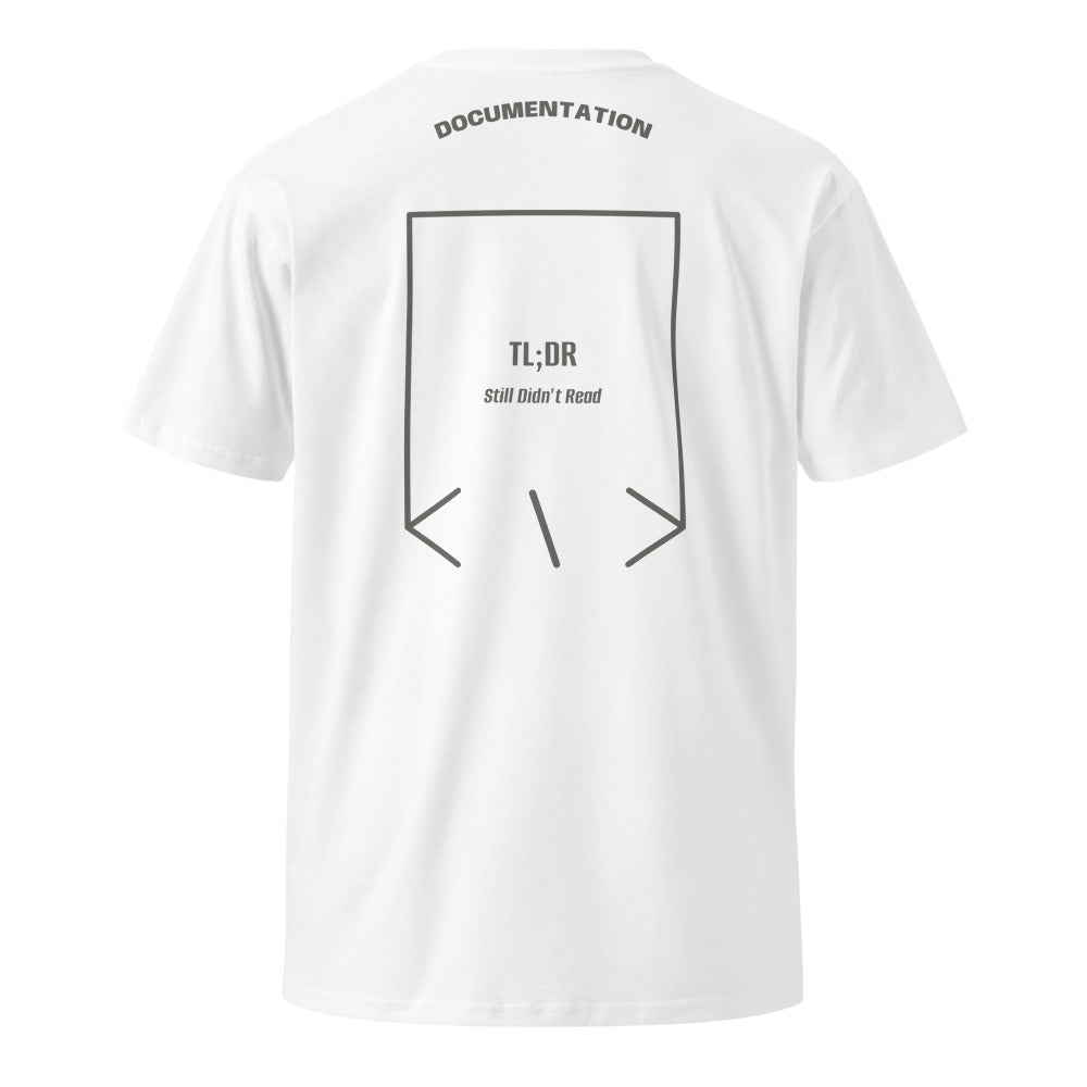 TL;DR — White Charcoal back mockup