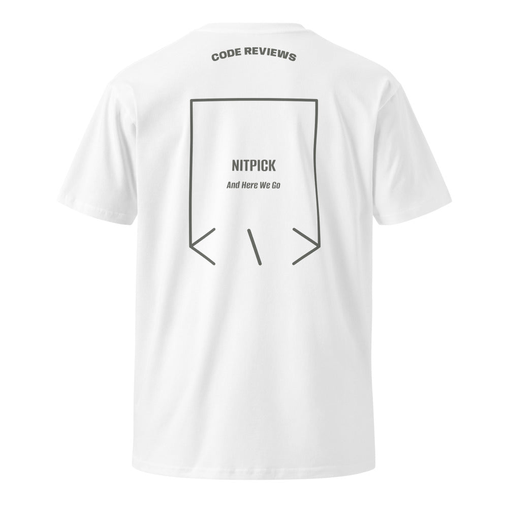 Nitpick — White Charcoal back mockup
