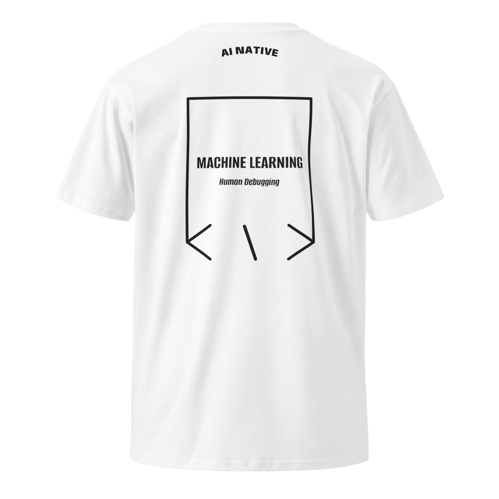 Machine Learning — White Navy back mockup