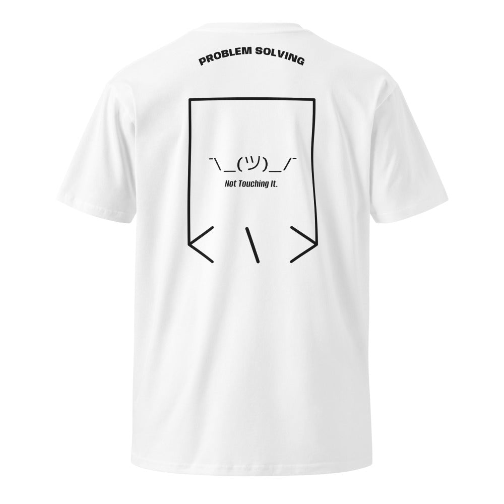 ¯\_(ツ)_/¯ — White Black back mockup
