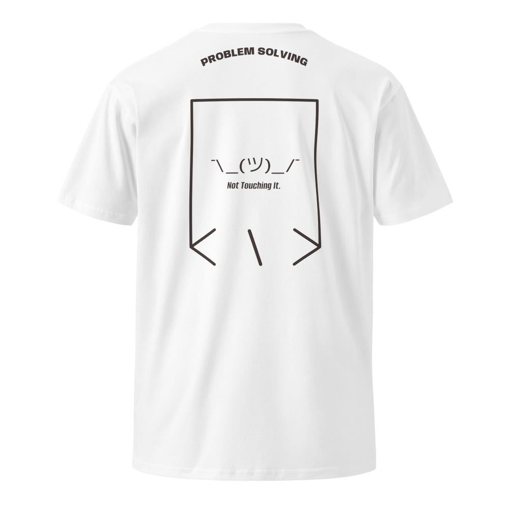 ¯\_(ツ)_/¯ — White Coal back mockup