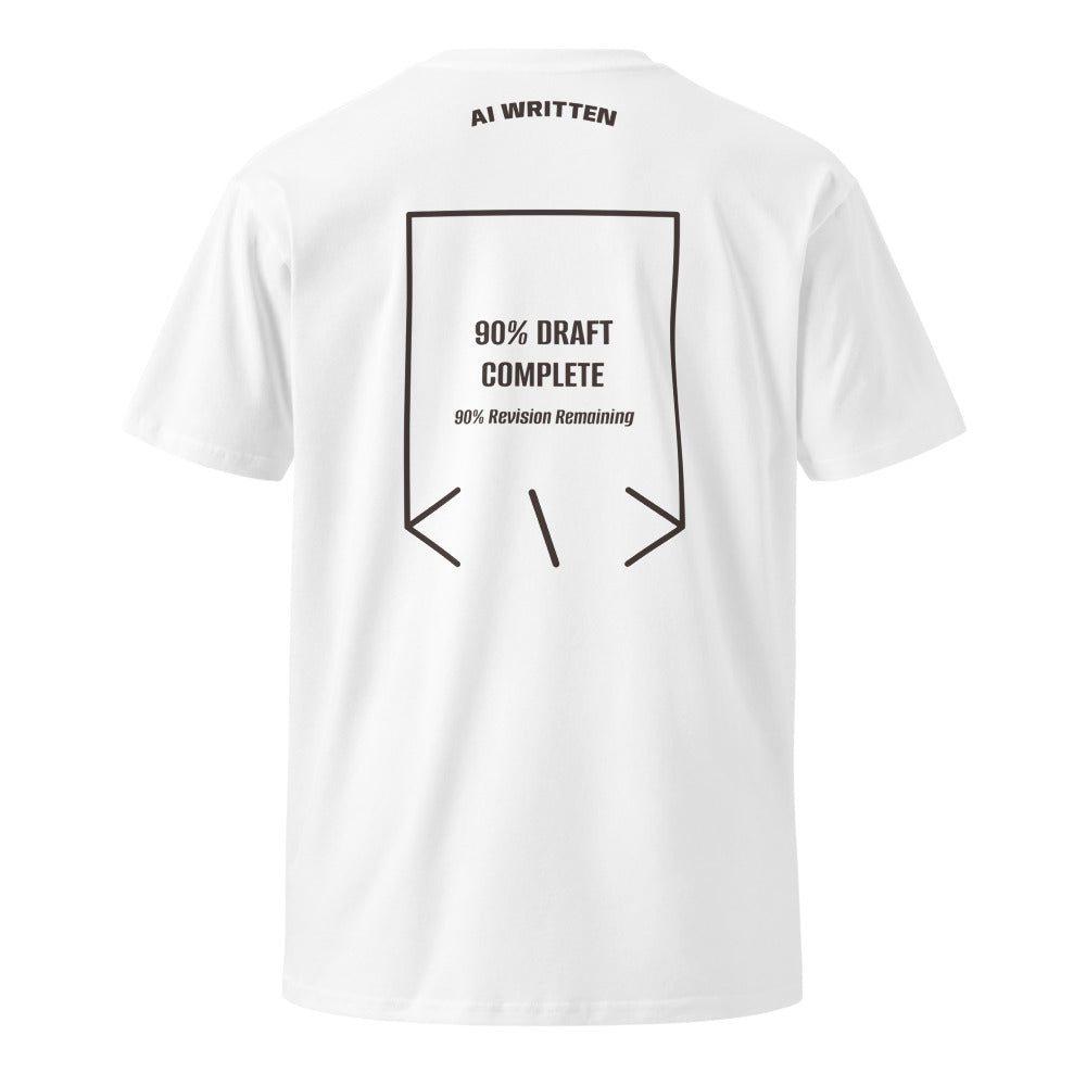 90% Draft Complete — White Coal back mockup