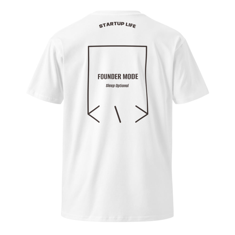 Founder Mode — White Coal back mockup