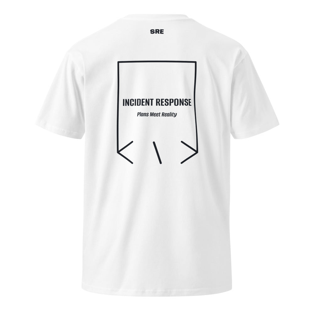 Incident Response — White Navy back mockup