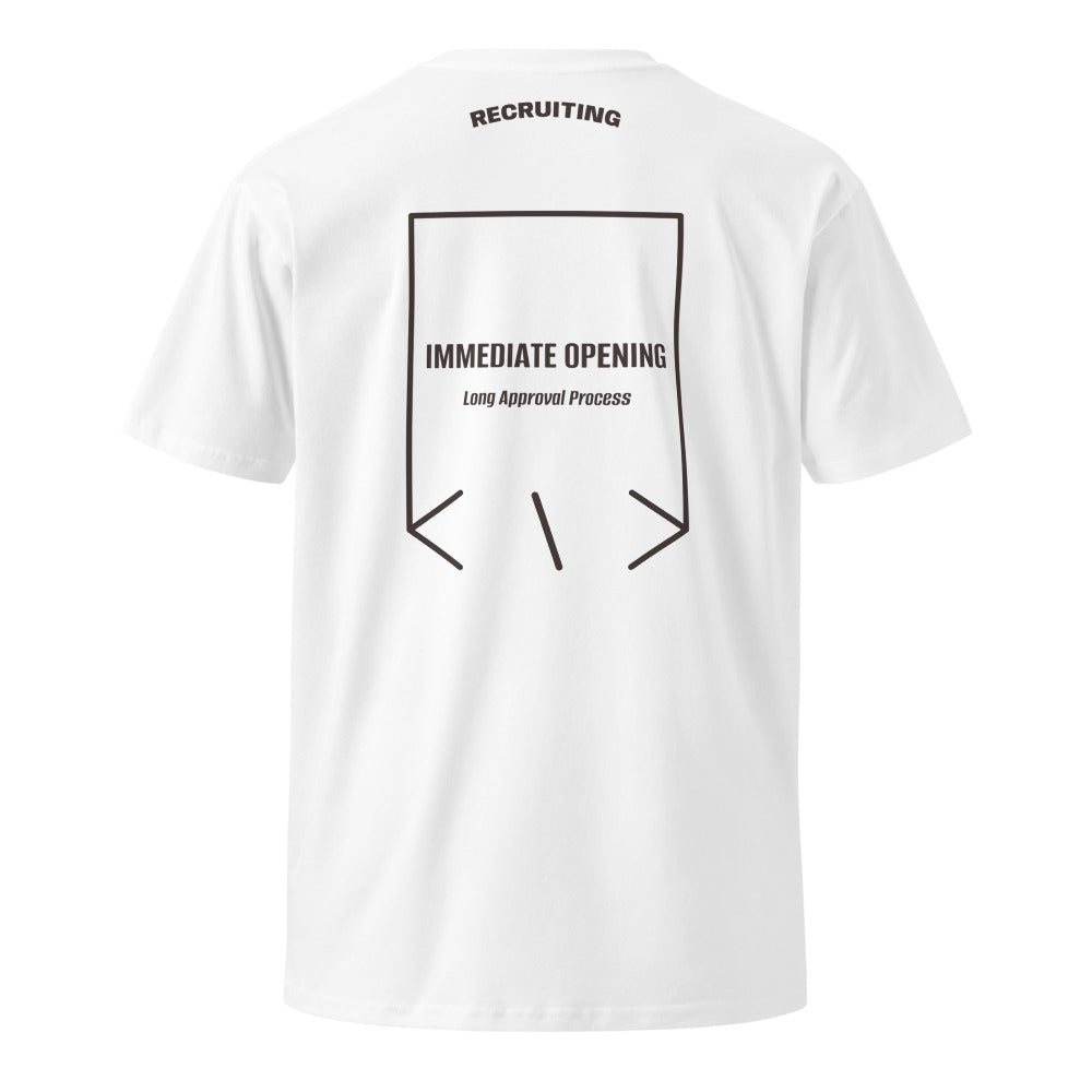 Immediate Opening — White Coal back mockup