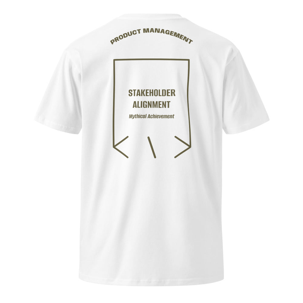 Stakeholder Alignment — White Army back mockup