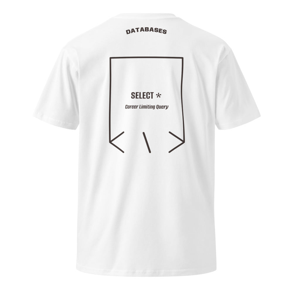 SELECT * — White Coal back mockup