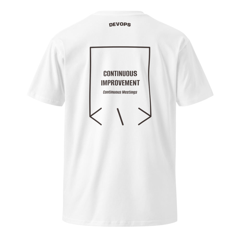 Continuous Improvement — White Coal back mockup