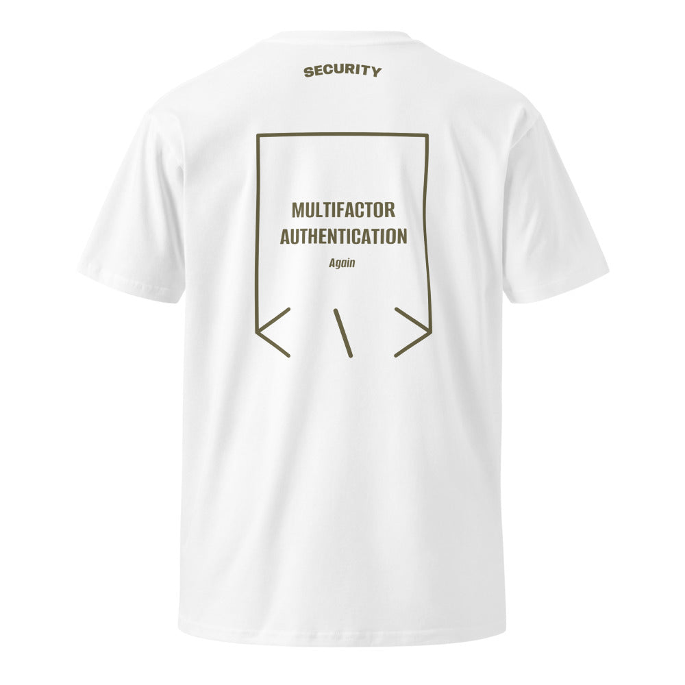 Multifactor Authentication — White Army back mockup