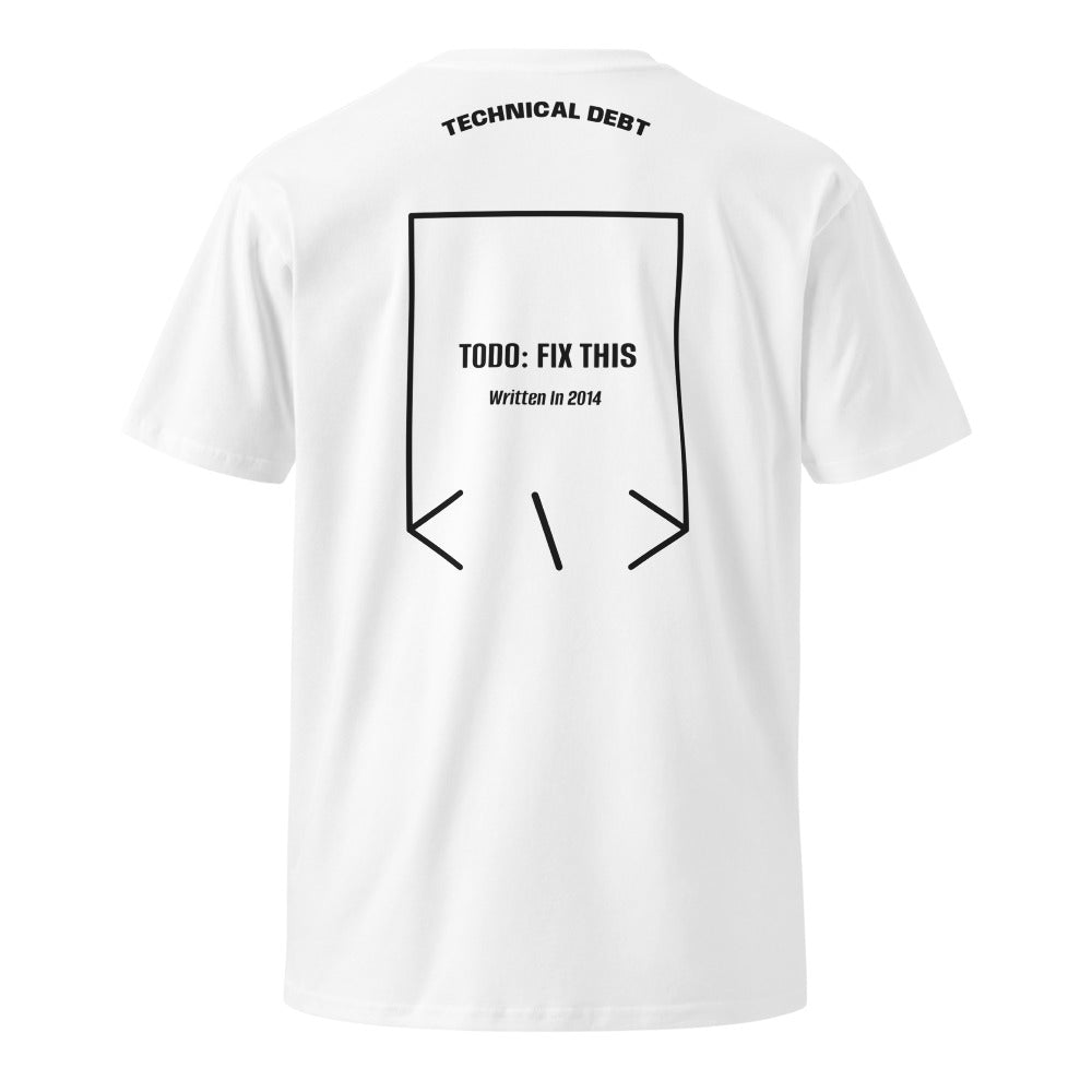 TODO: Fix This — White Black back mockup