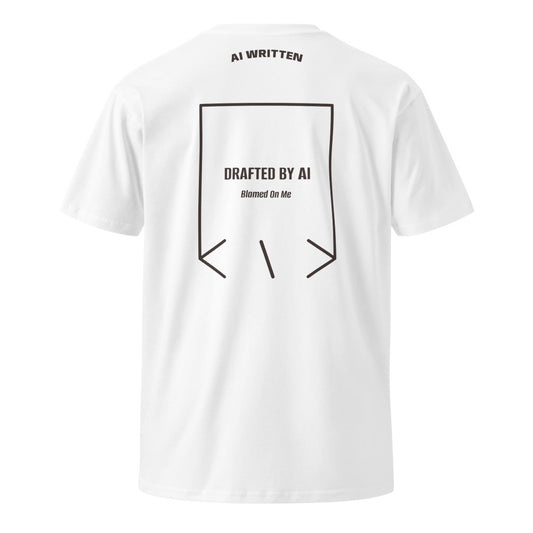 Drafted By AI — secondary back mockup