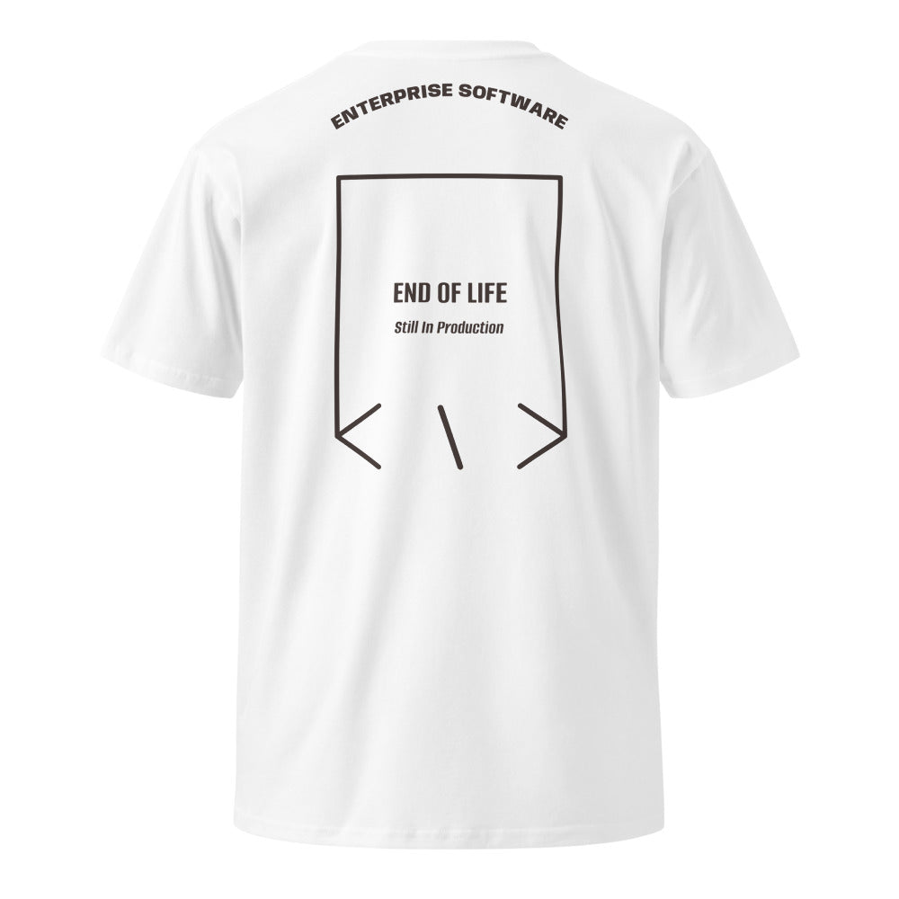End Of Life — White Coal back mockup