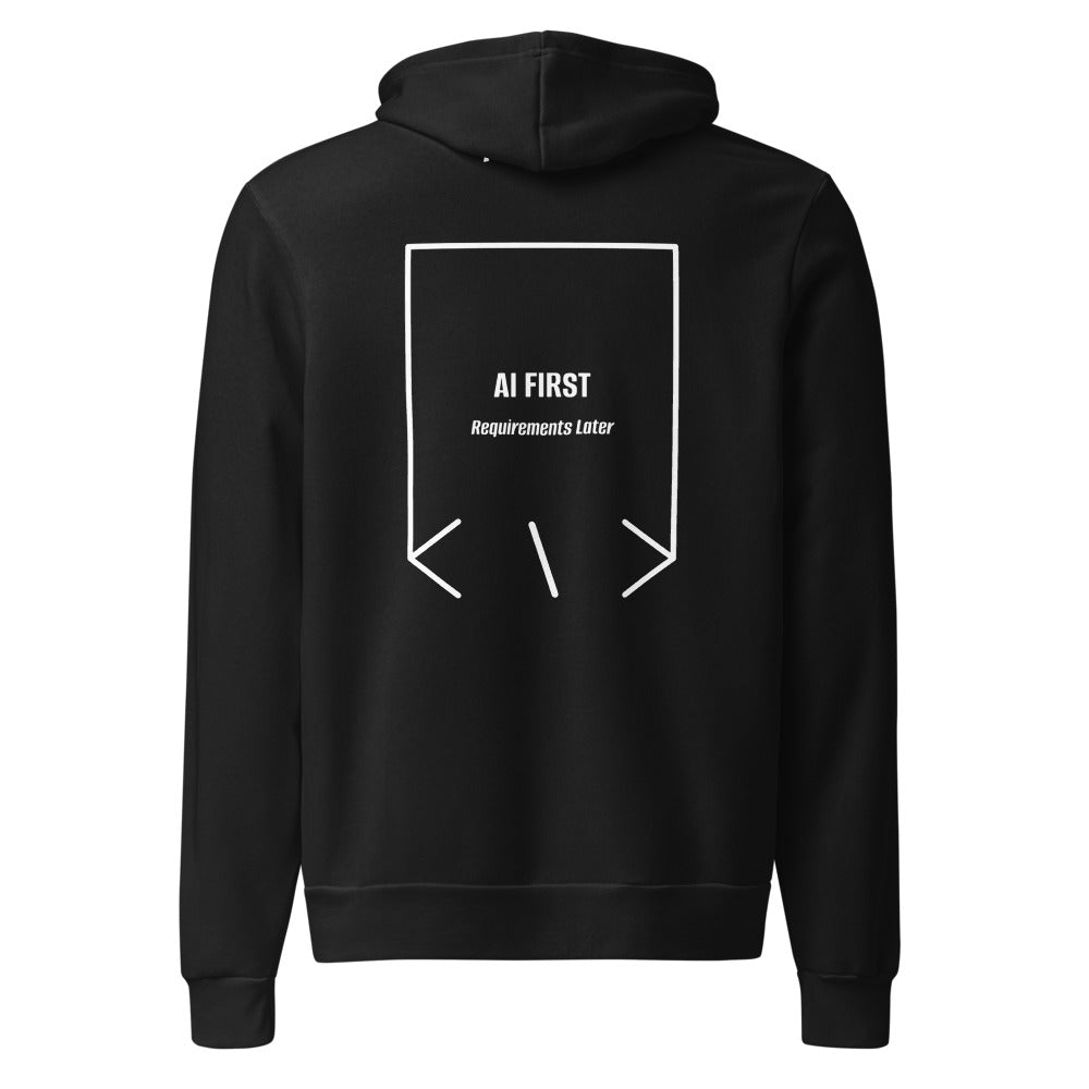 AI First — secondary back mockup