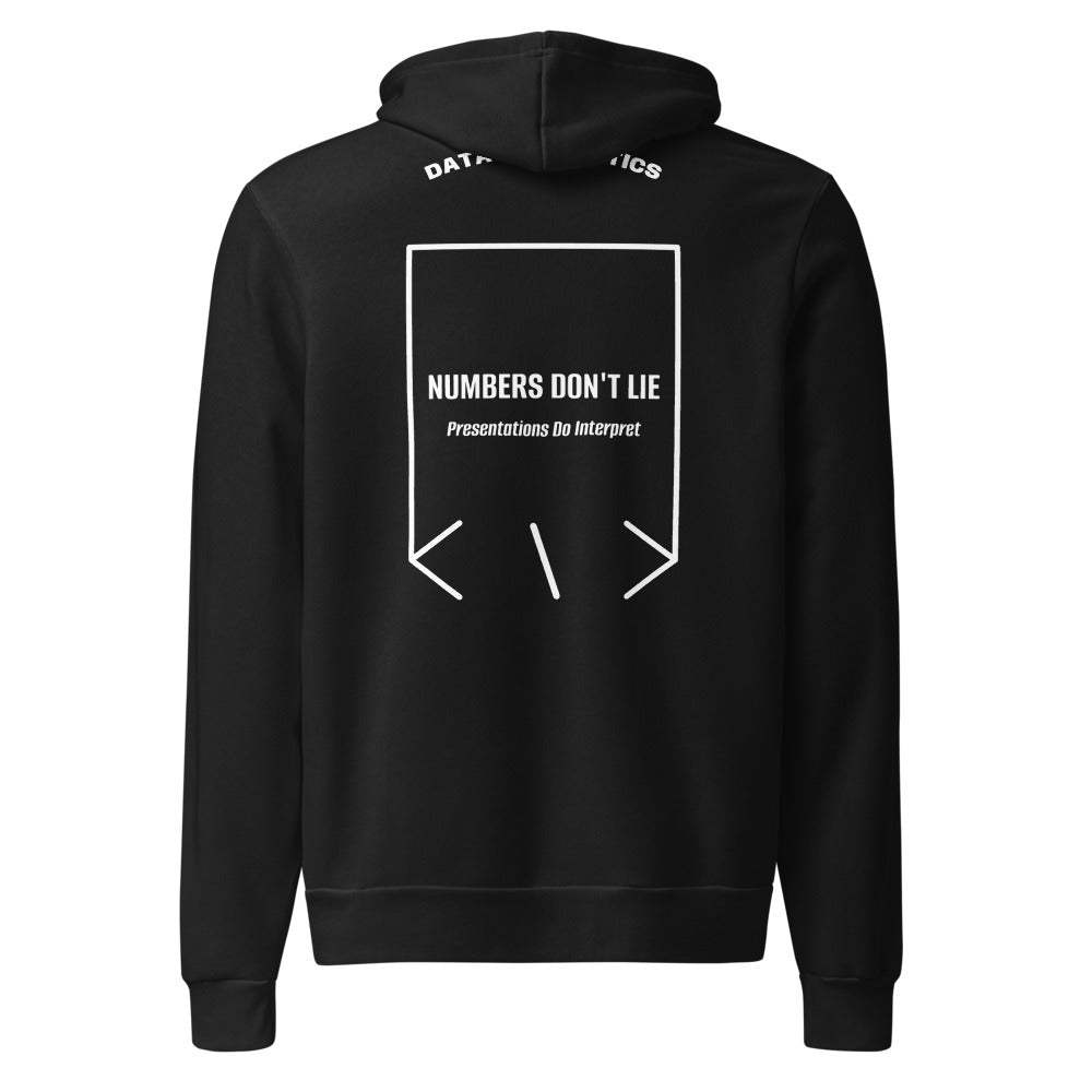 Numbers Don't Lie — Black White back mockup