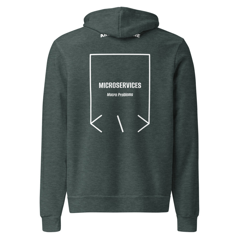 Microservices — Heather Forest White back mockup