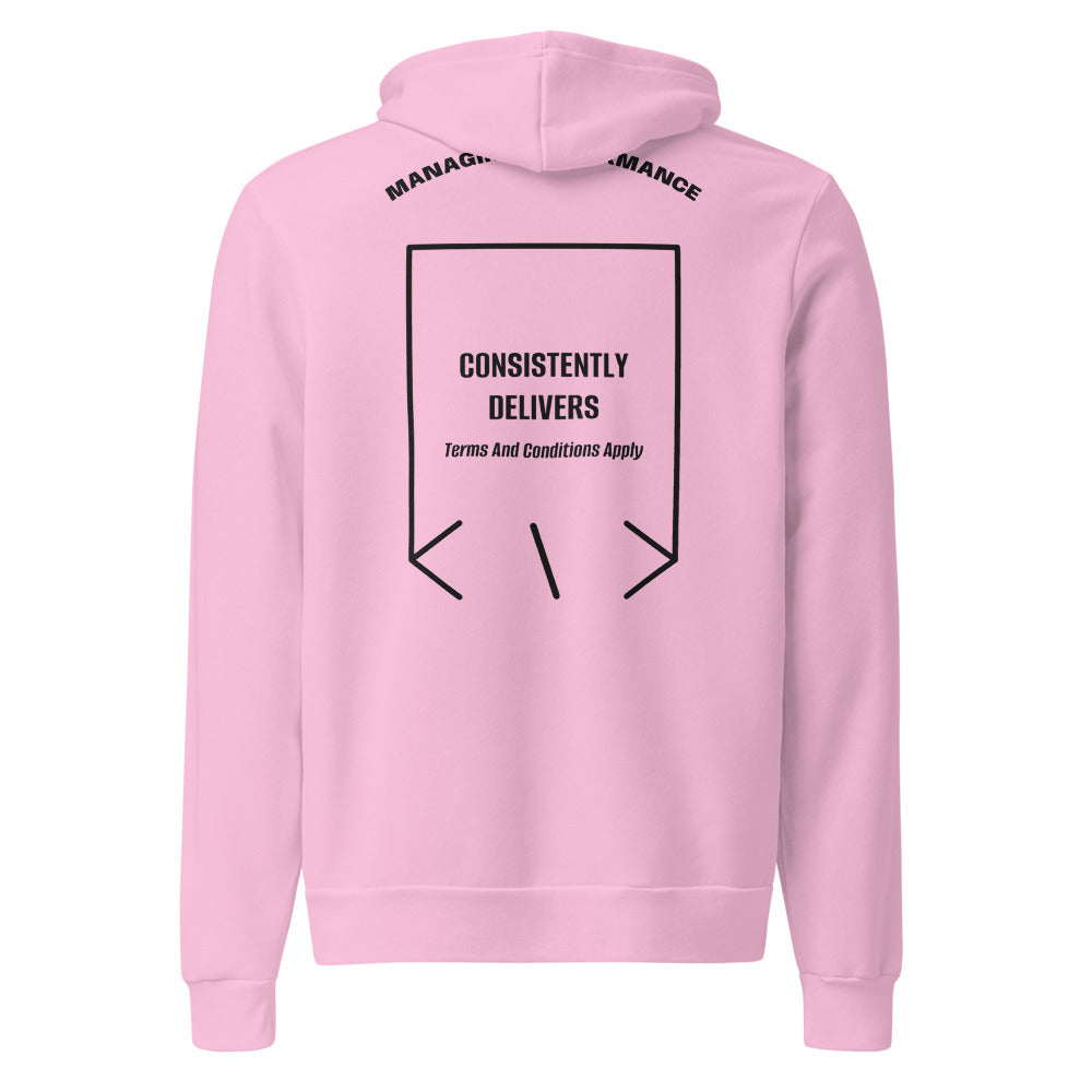 Consistently Delivers — Lilac Black back mockup