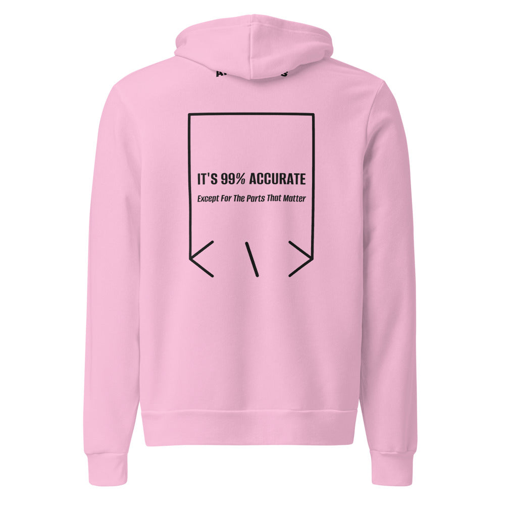 It's 99% Accurate — Lilac Black back mockup