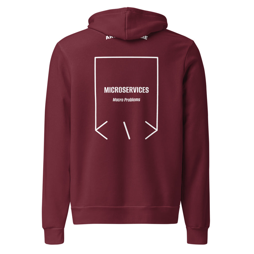 Microservices — Maroon White back mockup