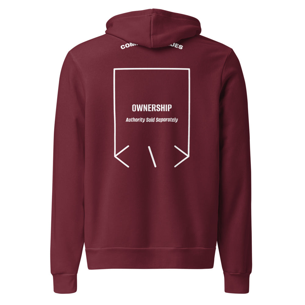 Ownership — Maroon White back mockup
