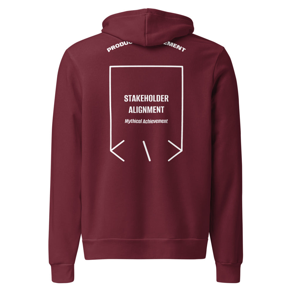 Stakeholder Alignment — Maroon White back mockup