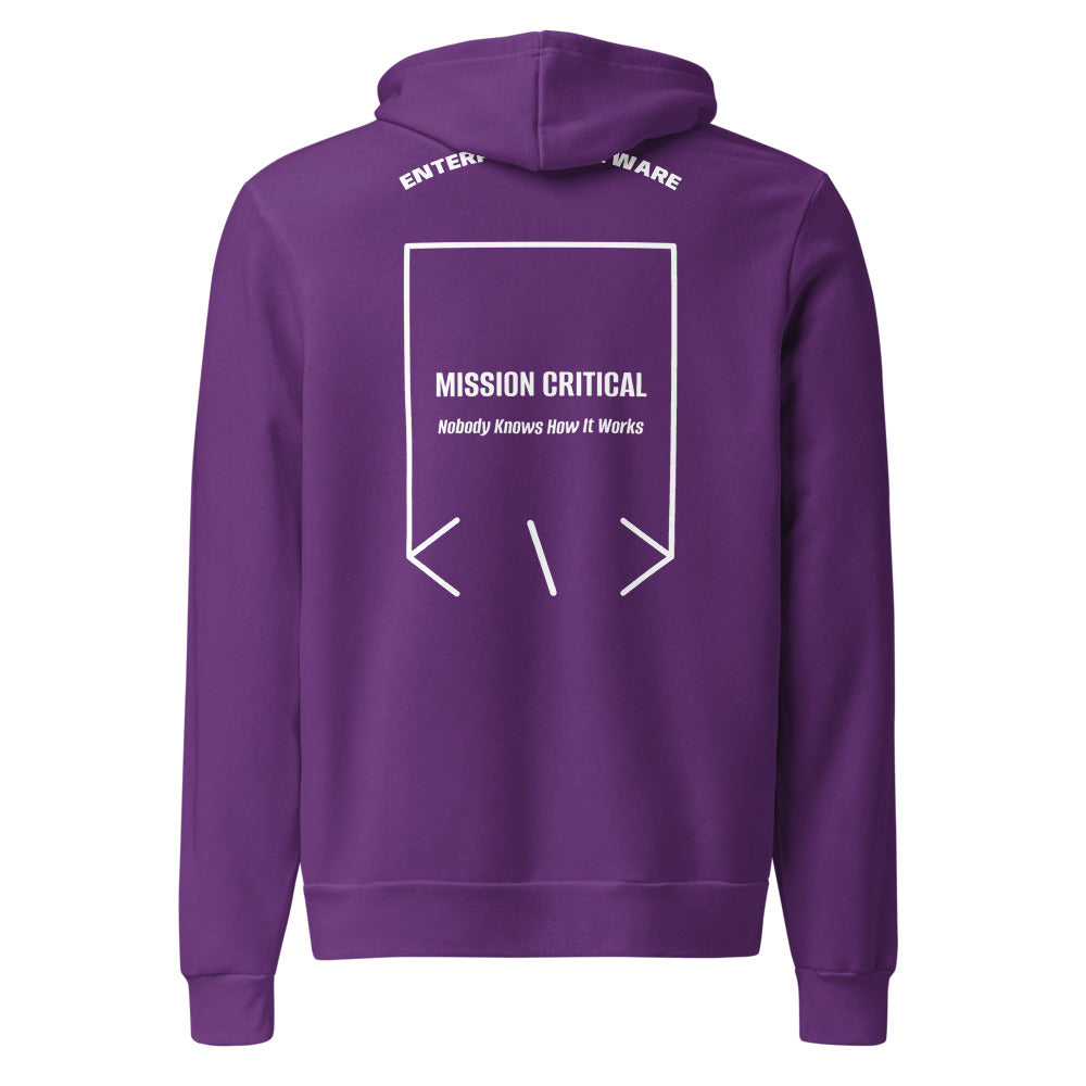 Mission Critical — Team Purple White back mockup