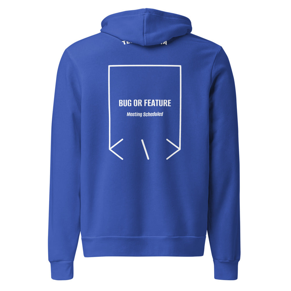 Bug Or Feature — True Royal White back mockup