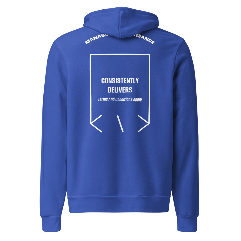 Consistently Delivers — True Royal White back mockup