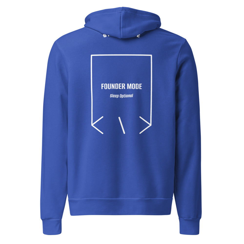 Founder Mode — True Royal White back mockup