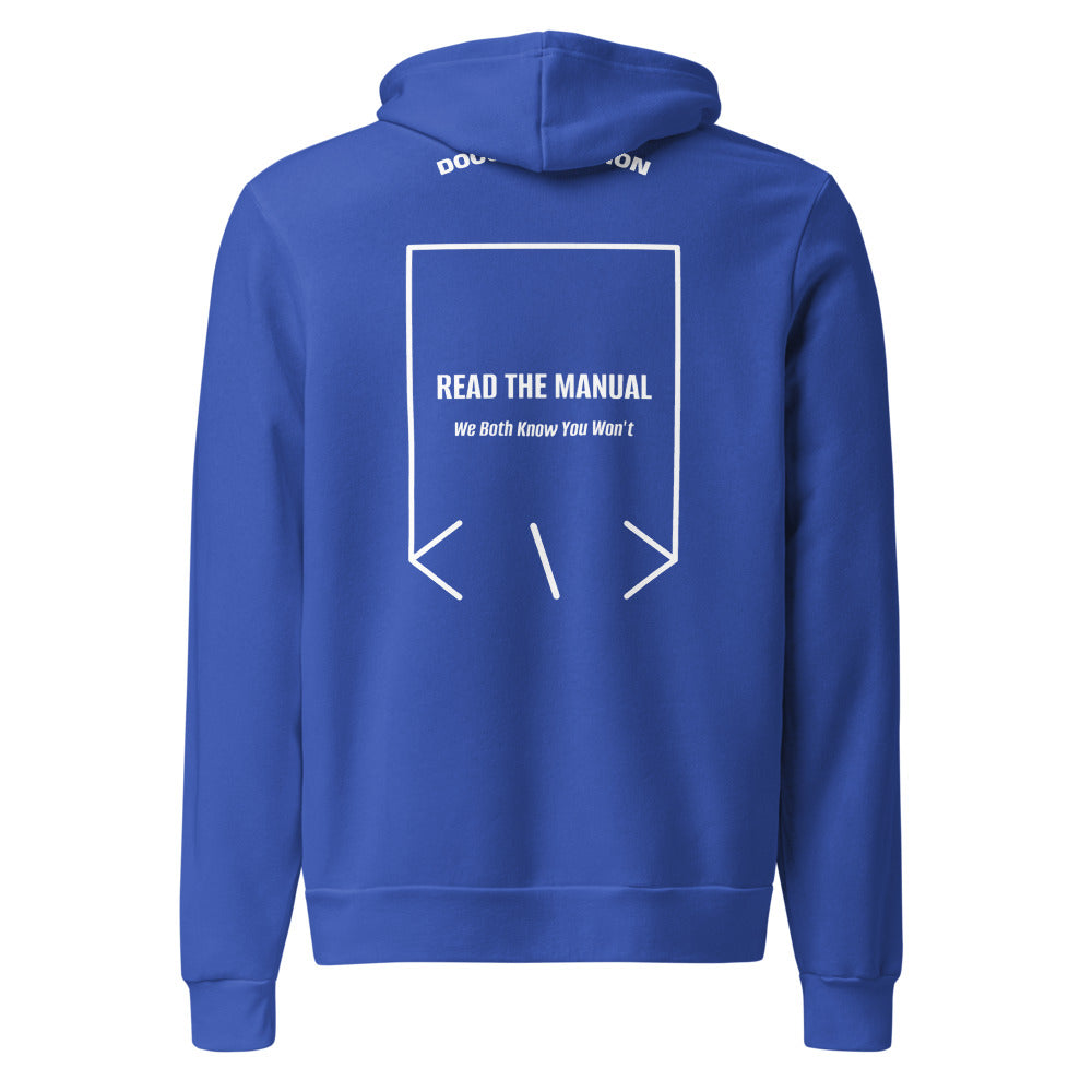 Read The Manual — True Royal White back mockup