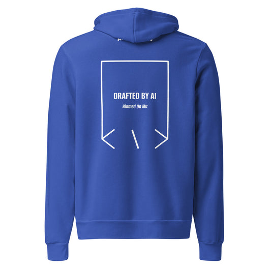 Drafted By AI — secondary back mockup