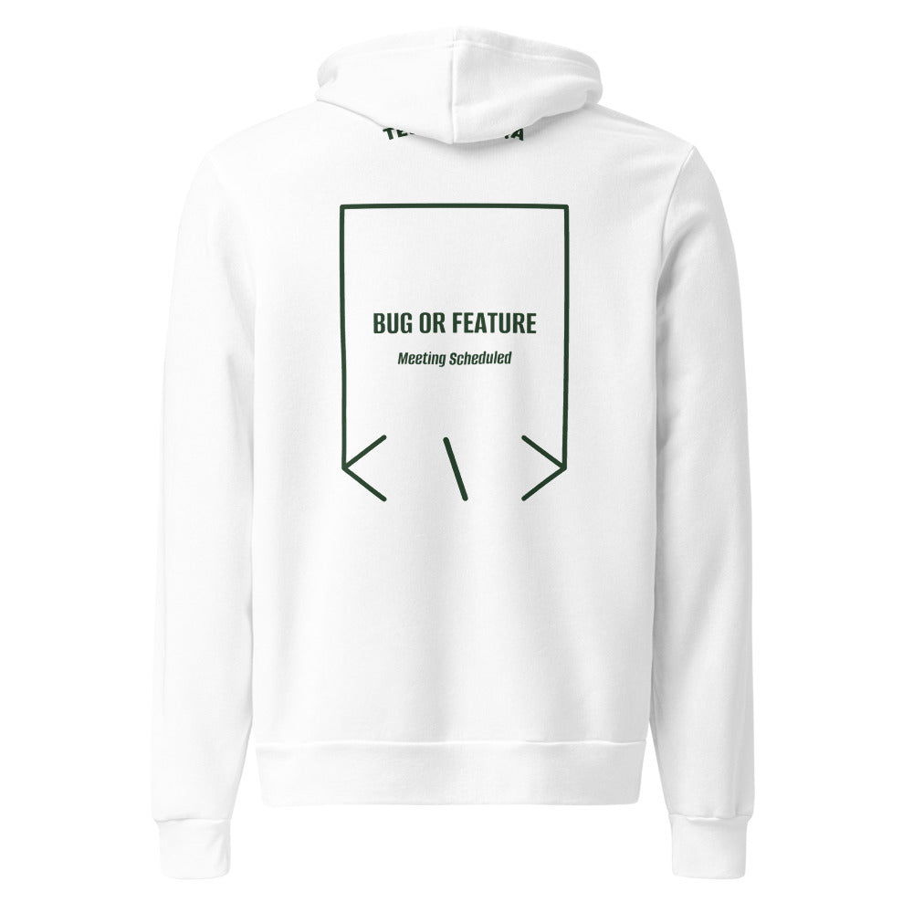Bug Or Feature — White Forest back mockup