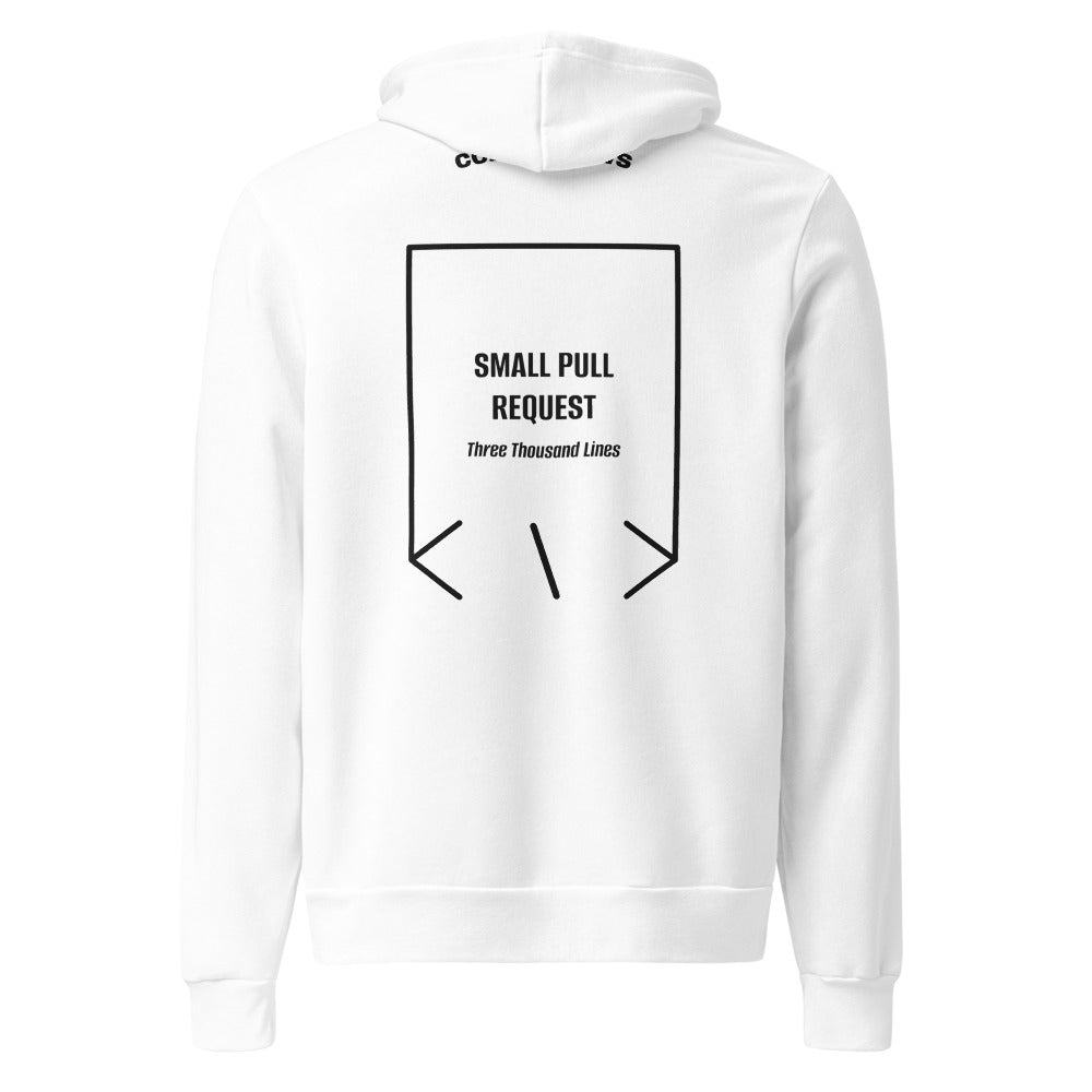 Small Pull Request — White Black back mockup