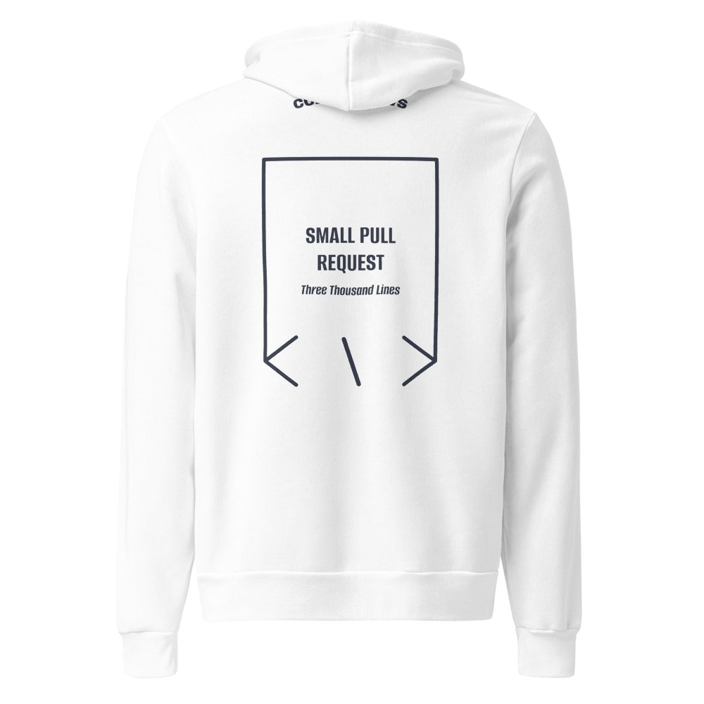Small Pull Request — White Heather Navy back mockup
