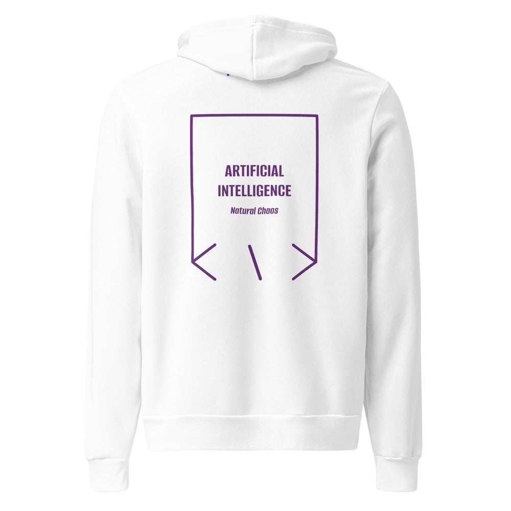 Artificial Intelligence — White Team Purple back mockup