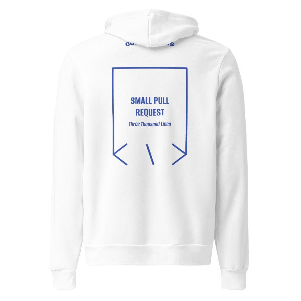 Small Pull Request — White True Royal back mockup