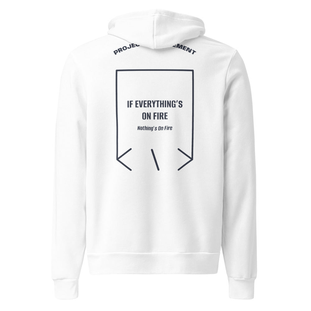 If Everything’s On Fire — White Heather Navy back mockup