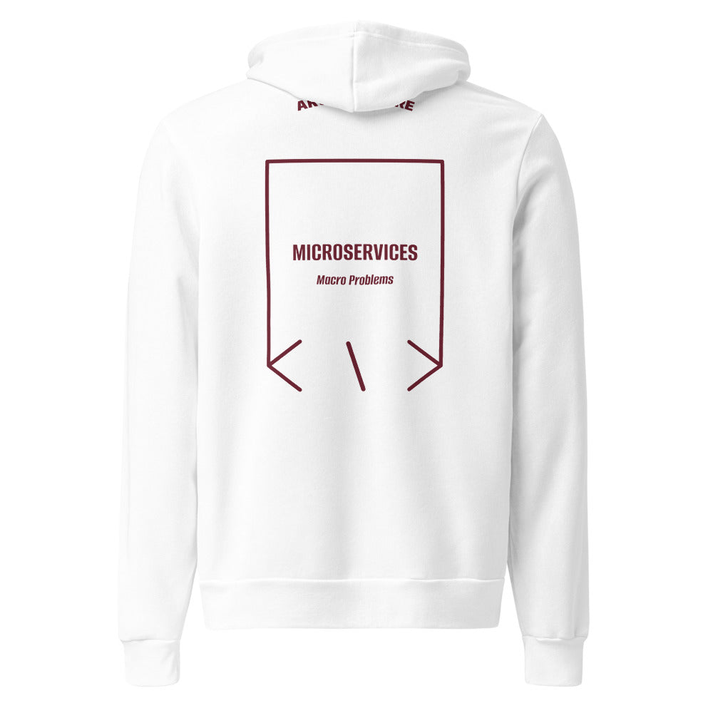 Microservices — White Maroon back mockup