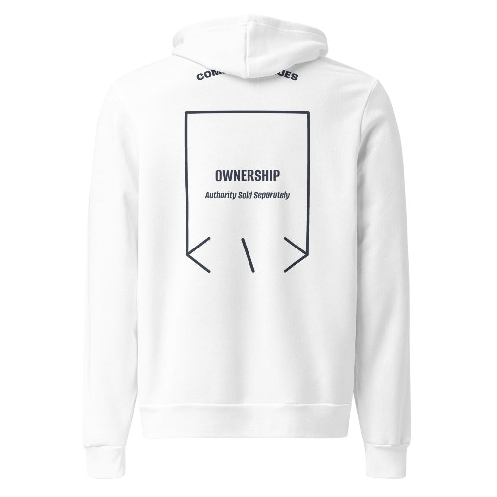 Ownership — White Heather Navy back mockup