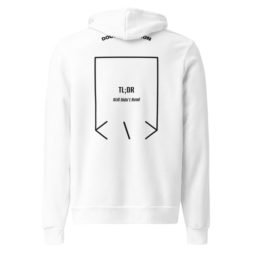 TL;DR — White Black back mockup