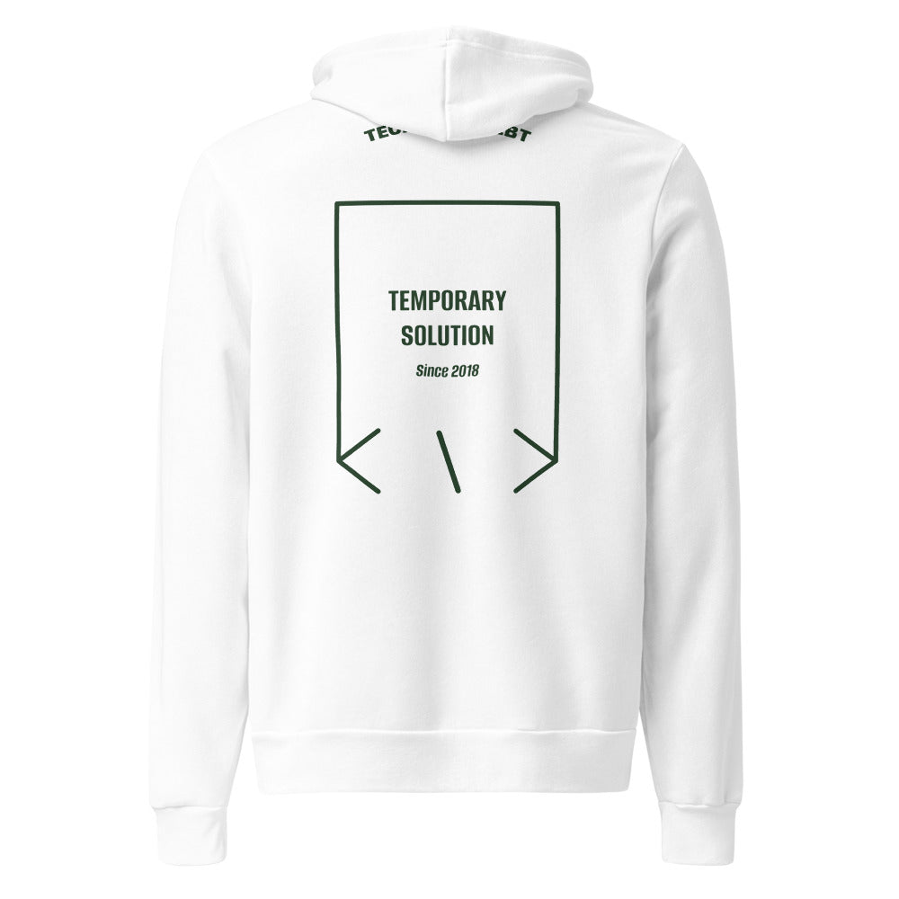Temporary Solution — White Forest back mockup