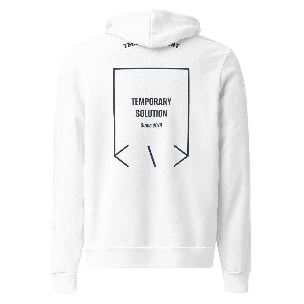 Temporary Solution — White Heather Navy back mockup