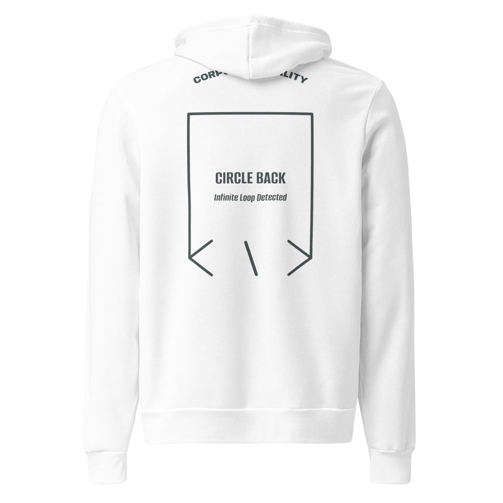 Circle Back — White Heather Forest back mockup